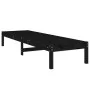 Tumbonas 2 unidades madera maciza de pino negro 199,5x60x74 cm de , Tumbonas - Ref: Foro24-825074, Precio: 158,39 €, Descuent...