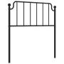 Kopfteil aus schwarzem Metall, 90 cm von , Kopf- und Fußteile - Ref: Foro24-373915, Preis: 23,06 €, Rabatt: %