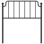 Cabecero de metal negro 90 cm de , Cabeceros y pies de cama - Ref: Foro24-373915, Precio: 24,20 €, Descuento: %