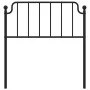Kopfteil aus schwarzem Metall, 90 cm von , Kopf- und Fußteile - Ref: Foro24-373915, Preis: 23,06 €, Rabatt: %