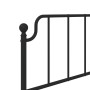 Cabecero de metal negro 90 cm de , Cabeceros y pies de cama - Ref: Foro24-373915, Precio: 24,20 €, Descuento: %