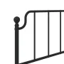 Kopfteil aus schwarzem Metall, 90 cm von , Kopf- und Fußteile - Ref: Foro24-373915, Preis: 23,06 €, Rabatt: %