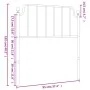 Kopfteil aus schwarzem Metall, 90 cm von , Kopf- und Fußteile - Ref: Foro24-373915, Preis: 23,06 €, Rabatt: %