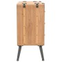 Cajonera de madera maciza de abeto 91x35x73 cm de vidaXL, Taquillas y armarios de almacenamiento - Ref: Foro24-245774, Precio...