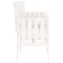 Banco de jardín con mesa 2 plazas madera maciza de pino blanco de , Bancos de jardín - Ref: Foro24-825150, Precio: 164,64 €, ...
