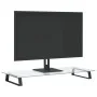 Soporte de monitor vidrio templado y metal negro 80x35x8 cm de , Bases y elevadores para ordenadores - Ref: Foro24-374229, Pr...