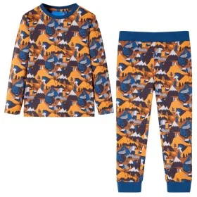 Cognac long-sleeved children's pajamas 140 by , Children's pajamas - Ref: Foro24-12693, Price: 14,70 €, Discount: %