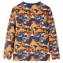 Pijama infantil de manga larga coñac 140 de , Pijamas de niños - Ref: Foro24-12693, Precio: 14,70 €, Descuento: %