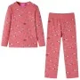 Pijama infantil de manga larga rosa 104 de , Pijamas de niños - Ref: Foro24-14230, Precio: 12,91 €, Descuento: %