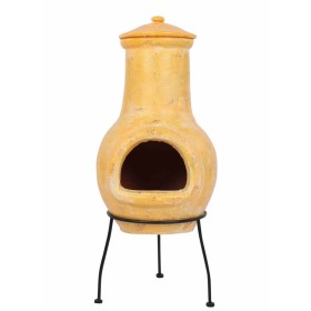 Redfire Chimenea Tampico arcilla amarilla 31x31x68 cm de RedFire, Chimeneas - Ref: Foro24-423892, Precio: 115,82 €, Descuento: %
