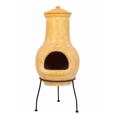 Redfire Chimenea Tampico arcilla amarilla 31x31x68 cm de RedFire, Chimeneas - Ref: Foro24-423892, Precio: 115,82 €, Descuento: %