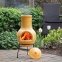 Redfire Chimenea Tampico arcilla amarilla 31x31x68 cm de RedFire, Chimeneas - Ref: Foro24-423892, Precio: 115,82 €, Descuento: %