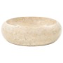 Lavabo de mármol crema 40x12 cm de vidaXL, Lavabos - Ref: Foro24-142767, Precio: 127,64 €, Descuento: %