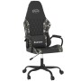 Silla gaming de masaje cuero sintético negro y camuflaje de , Sillones para videojuegos - Ref: Foro24-345544, Precio: 105,78 ...