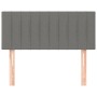 Cabecero de tela gris oscuro 80x5x78/88 cm de , Cabeceros y pies de cama - Ref: Foro24-346201, Precio: 31,76 €, Descuento: %