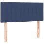 Kopfteil aus blauem Stoff, 90 x 5 x 78/88 cm von , Kopf- und Fußteile - Ref: Foro24-346220, Preis: 39,80 €, Rabatt: %