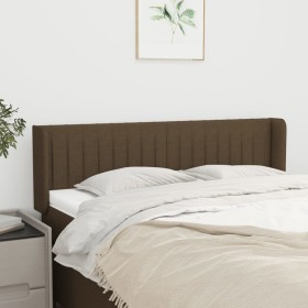 Cabecero de tela gris oscuro 147x16x78/88 cm de , Cabeceros y pies de cama - Ref: Foro24-3119007, Precio: 64,59 €, Descuento: %
