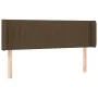 Dark gray fabric headboard 147x16x78/88 cm by , Headboards and footboards - Ref: Foro24-3119007, Price: 63,78 €, Discount: %