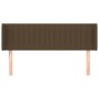 Cabecero de tela gris oscuro 147x16x78/88 cm de , Cabeceros y pies de cama - Ref: Foro24-3119007, Precio: 64,59 €, Descuento: %