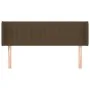 Dark gray fabric headboard 147x16x78/88 cm by , Headboards and footboards - Ref: Foro24-3119007, Price: 63,78 €, Discount: %