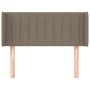 Cabecero de tela gris taupe 93x16x78/88 cm de , Cabeceros y pies de cama - Ref: Foro24-3118992, Precio: 49,79 €, Descuento: %