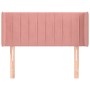 Cabecero de terciopelo rosa 93x16x78/88 cm de , Cabeceros y pies de cama - Ref: Foro24-3119047, Precio: 60,50 €, Descuento: %