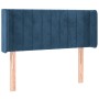 Cabecero con LED de terciopelo azul oscuro 93x16x78/88 cm de , Cabeceros y pies de cama - Ref: Foro24-3123514, Precio: 62,58 ...