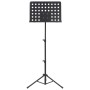 Atril para partituras de acero negro de vidaXL, Atriles para partituras - Ref: Foro24-70090, Precio: 29,15 €, Descuento: %