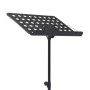 Atril para partituras de acero negro de vidaXL, Atriles para partituras - Ref: Foro24-70090, Precio: 29,15 €, Descuento: %
