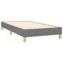 Boxspringbett mit Matratze und dunkelgrauem LED-Stoff 80x200 cm von , Betten und Lattenroste - Ref: Foro24-3133830, Preis: 30...