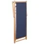 Silla de playa plegable de tela y estructura de madera azul de vidaXL, Sillas de jardín - Ref: Foro24-44000, Precio: 57,12 €,...