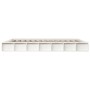 Estructura de cama de madera maciza blanca 160x200 cm de , Camas y somieres - Ref: Foro24-820667, Precio: 155,62 €, Descuento: %