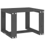Tumbonas con mesa 2 uds madera maciza de pino gris by , Loungers - Ref: Foro24-3157681, Price: 245,09 €, Discount: %