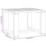 Tumbonas con mesa 2 uds madera maciza de pino gris by , Loungers - Ref: Foro24-3157681, Price: 245,09 €, Discount: %