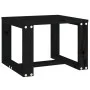 Tumbonas con mesa 2 uds madera maciza de pino negro de , Tumbonas - Ref: Foro24-3157683, Precio: 239,41 €, Descuento: %