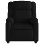 Sillón reclinable de masaje de tela negro de , Sillones - Ref: Foro24-373550, Precio: 204,26 €, Descuento: %