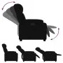 Sillón reclinable de tela negro de , Sillones - Ref: Foro24-373538, Precio: 178,14 €, Descuento: %