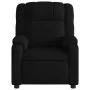 Sillón reclinable de tela negro de , Sillones - Ref: Foro24-373538, Precio: 178,14 €, Descuento: %