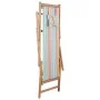 Silla de playa plegable tela y estructura de madera multicolor de vidaXL, Sillas de jardín - Ref: Foro24-43998, Precio: 79,70...
