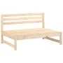 Juego de muebles de jardín 2 piezas madera maciza de pino de , Sofás modulares de exterior - Ref: Foro24-825723, Precio: 146,...