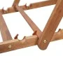 Silla de playa plegable tela y estructura de madera multicolor de vidaXL, Sillas de jardín - Ref: Foro24-43998, Precio: 79,70...