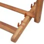 Silla de playa plegable tela y estructura de madera multicolor de vidaXL, Sillas de jardín - Ref: Foro24-43998, Precio: 79,70...