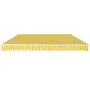 Toldo plegable de operación manual 400 cm amarillo y blanco de vidaXL, Toldos - Ref: Foro24-275574, Precio: 526,41 €, Descuen...