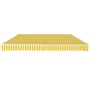 Toldo plegable de operación manual 400 cm amarillo y blanco de vidaXL, Toldos - Ref: Foro24-275574, Precio: 454,94 €, Descuen...