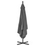 Sombrilla voladiza con palo de acero 250x250 cm antracita de vidaXL, Sombrillas - Ref: Foro24-44879, Precio: 153,90 €, Descue...