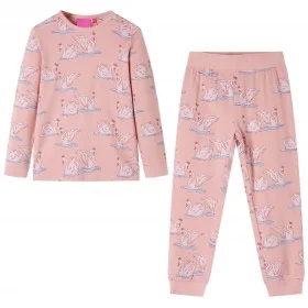 Pijama infantil de manga larga rosa claro 140 by , Children's pajamas - Ref: Foro24-14228, Price: 12,91 €, Discount: %