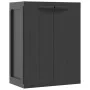 Armario de almacenaje exterior PP negro 65x37x85 cm de , Taquillas y armarios de almacenamiento - Ref: Foro24-364204, Precio:...