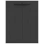 Armario de almacenaje exterior PP negro 65x37x85 cm de , Taquillas y armarios de almacenamiento - Ref: Foro24-364204, Precio:...