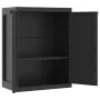Armario de almacenaje exterior PP negro 65x37x85 cm de , Taquillas y armarios de almacenamiento - Ref: Foro24-364204, Precio:...