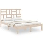 Estructura de cama madera maciza 150x200 cm de , Camas y somieres - Ref: Foro24-3105955, Precio: 125,88 €, Descuento: %